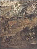 Hilos de Plata en la Montaña Solitaria, 1971 Paisaje, Mixta: óleo y materias térreas. 35 x 37,5 cms