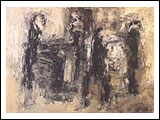 Laberinto IV, 1960 Óleo sobre cartulina. 50,5 x 70,5 cms