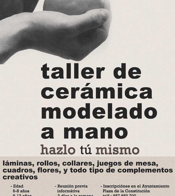 Taller de cerámica modelado a mano