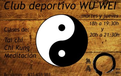 Clases de Tai chi, chi kung y meditación