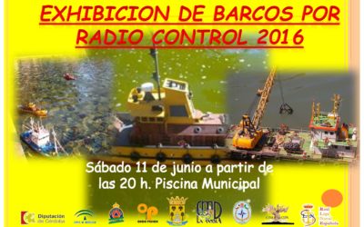 Exhibición de barcos por control remoto