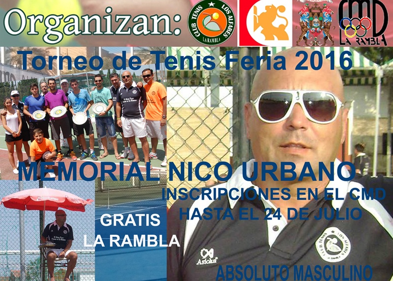 Torneo de Tenis de feria – Memorial Nico Urbano