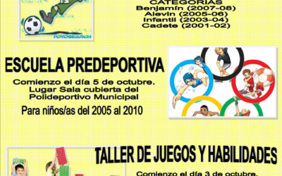 Escuelas deportivas 2016-17