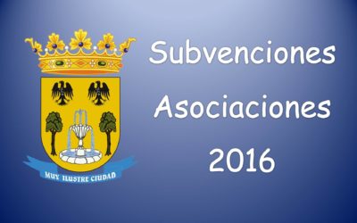 Convocatoria de subvenciones a asociaciones 2016