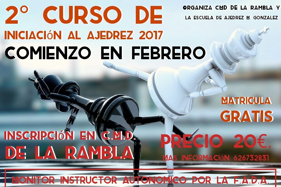 Nuevo curso de iniciación al Ajedrez
