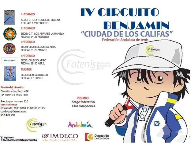 IV Circuito de Tenis Benjamín «Ciudad de los Califas»