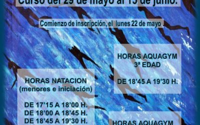 Actividades acuáticas para junio