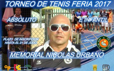 Torneo de tenis feria 2017 Memorial Nicolás Urbano