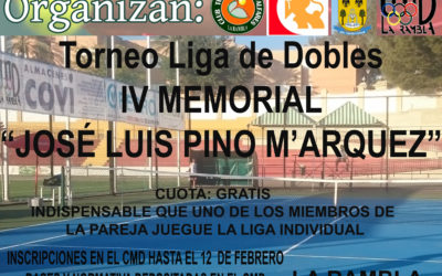 Torneo de Tenis de dobles Memorial José Luís Pino Márquez