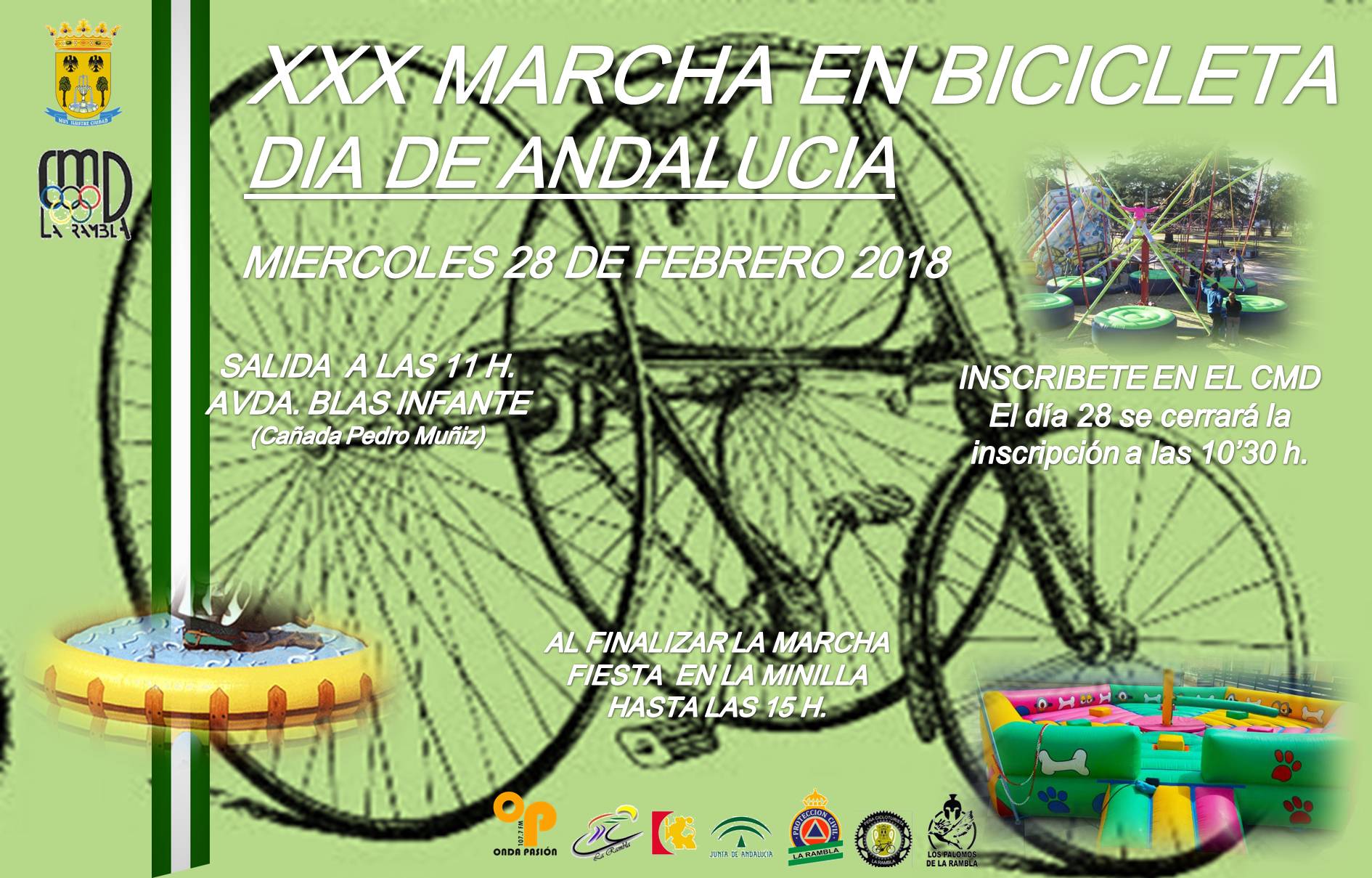 XXX Marcha en Bicicleta y fiesta deportivo Dia de Andalucía - Ayuntamiento  de La Rambla