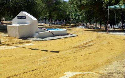 La Fuente del Abad ha quedado adecentada para acoger un año más la Romería de San Isidro Labrador