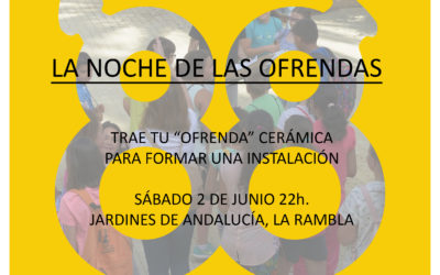 ENBARRO organiza “La Noche de las Ofrendas Cerámicas” el sábado 2 de junio, una velada mágica y espiritual para la que solicitan participación ciudadana