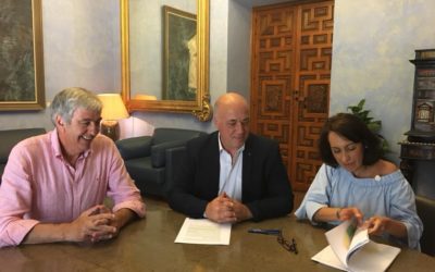 El alcalde de La Rambla, Alfonso Osuna, tiene una reunión de trabajo en Diputación para poner en valor el futuro polígono industrial de Los Arenales