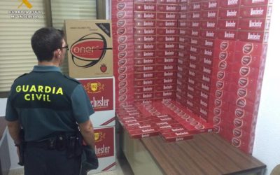 La Guardia Civil interviene en La Rambla 1.500 cajetillas de tabaco de contrabando