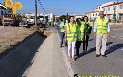 Las obras de emergencia para la reparación de cunetas de la A-3133 en La Rambla tras el último temporal alcanzan el 80% de su ejecución