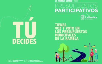 Comienza el periodo de presentación de propuestas para los Presupuestos Participativos 2019 «La Rambla Decide»