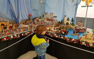 Hasta el 6 de enero se puede visitar la exposición de un gran Belén de Playmobil a beneficio de la AECC