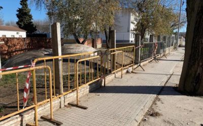 El Ayuntamiento de La Rambla da comienzo a la actuación de remodelación en el entorno del Albergue Municipal en Carrera Baja