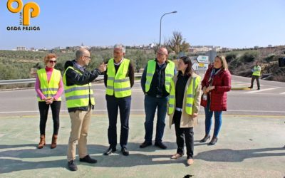 La nueva delegada provincial de Fomento, Cristina Casanueva visita La Rambla para conocer las demandas urbanísticas de la localidad y el problema con los accidentes de tráfico en la A-386