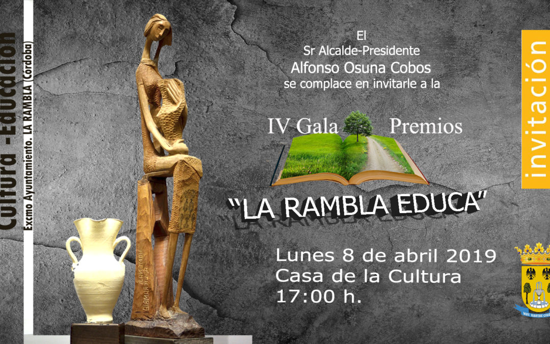 IV Gala Premios «La Rambla educa»