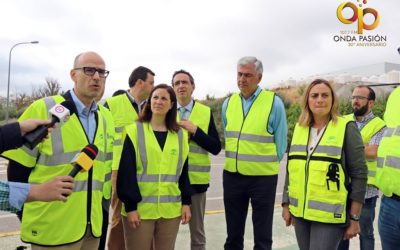 La consejera de Fomento, Marifrán Carazo visita La Rambla para conocer las intervenciones que desde su departamento se han proyectado para incrementar la seguridad vial en el cruce de la carretera A-386 con la CO-3303