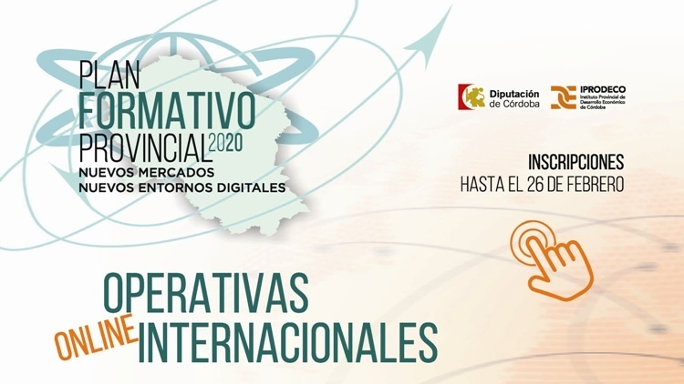 PROGRAMAS FORMATIVOS "OPERATIVAS INTERNACIONALES 2020" DE IPRODECO. 1