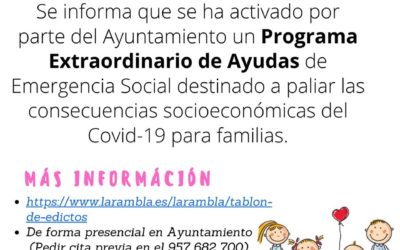 Programa de Ayuda Emergencia Social en La Rambla