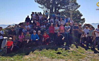 Gran participación en la tercera ruta organizada por la Asociación de Senderismo El Kinto Pino