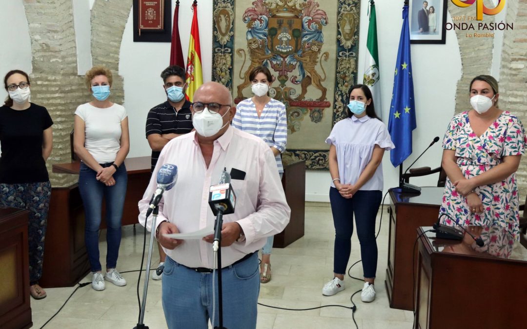 El Ayuntamiento acuerda suspender todos los actos previstos en La Rambla hasta el 17 de agosto ante los positivos de Covid-19 en la localidad