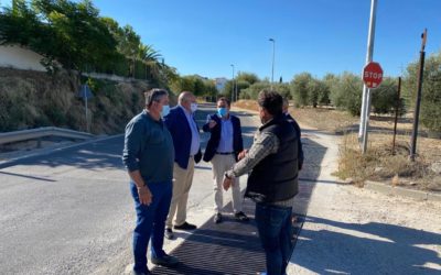 La Delegación de Carreteras de la Diputación estudiará posibles actuaciones en el camino de Montemayor para garantizar la seguridad vial