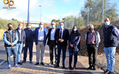 El Ayuntamiento de La Rambla recepciona de la Diputación de Córdoba la obra del acerado peatonal al Cementerio Municipal