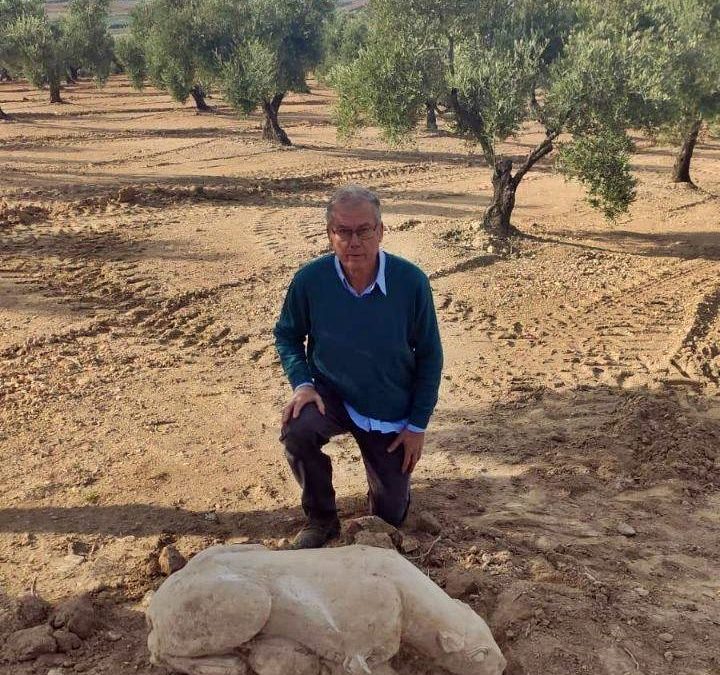 Un agricultor de San Sebastián de los Ballesteros encuentra en el término municipal de La Rambla una figura arqueológica de arte íbero de más de 2500 años