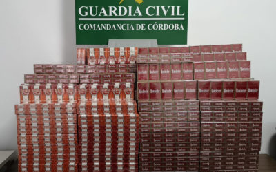 La Guardia Civil aprehende 3.500 cajetillas de tabaco de contrabando en La Rambla y denuncia a una persona