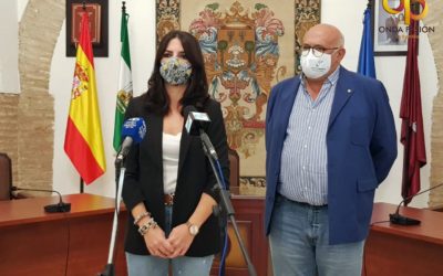 La delegada territorial de Regeneración, Justicia y Administración Local en Córdoba, Purificación Joyera, visita las obras del PFEA 2020 en La Rambla y anuncia que ya han sido aprobadas las correspondientes al ejercicio 2021