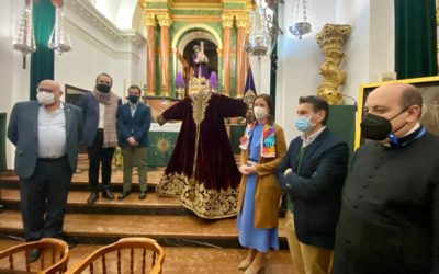 La Hermandad del Nazareno de La Rambla restaura la túnica dieciochesca con las ayudas al Arte Sacro