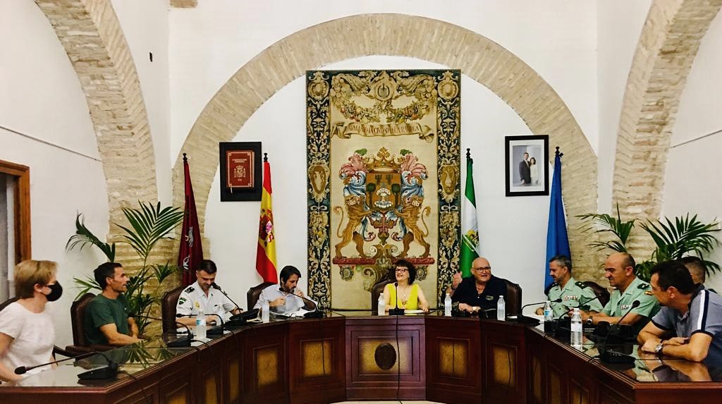 La subdelegada del Gobierno en Córdoba copreside las Juntas Locales de Seguridad de La Rambla y Montalbán previa a sus fiestas patronales